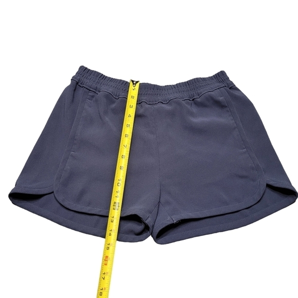 J. Crew Navy Blue Pull On Elastic Waist Crepe Shorts Size 6 - Picture 8 of 9